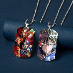 Asta Anime Printed Dog Tag Necklace