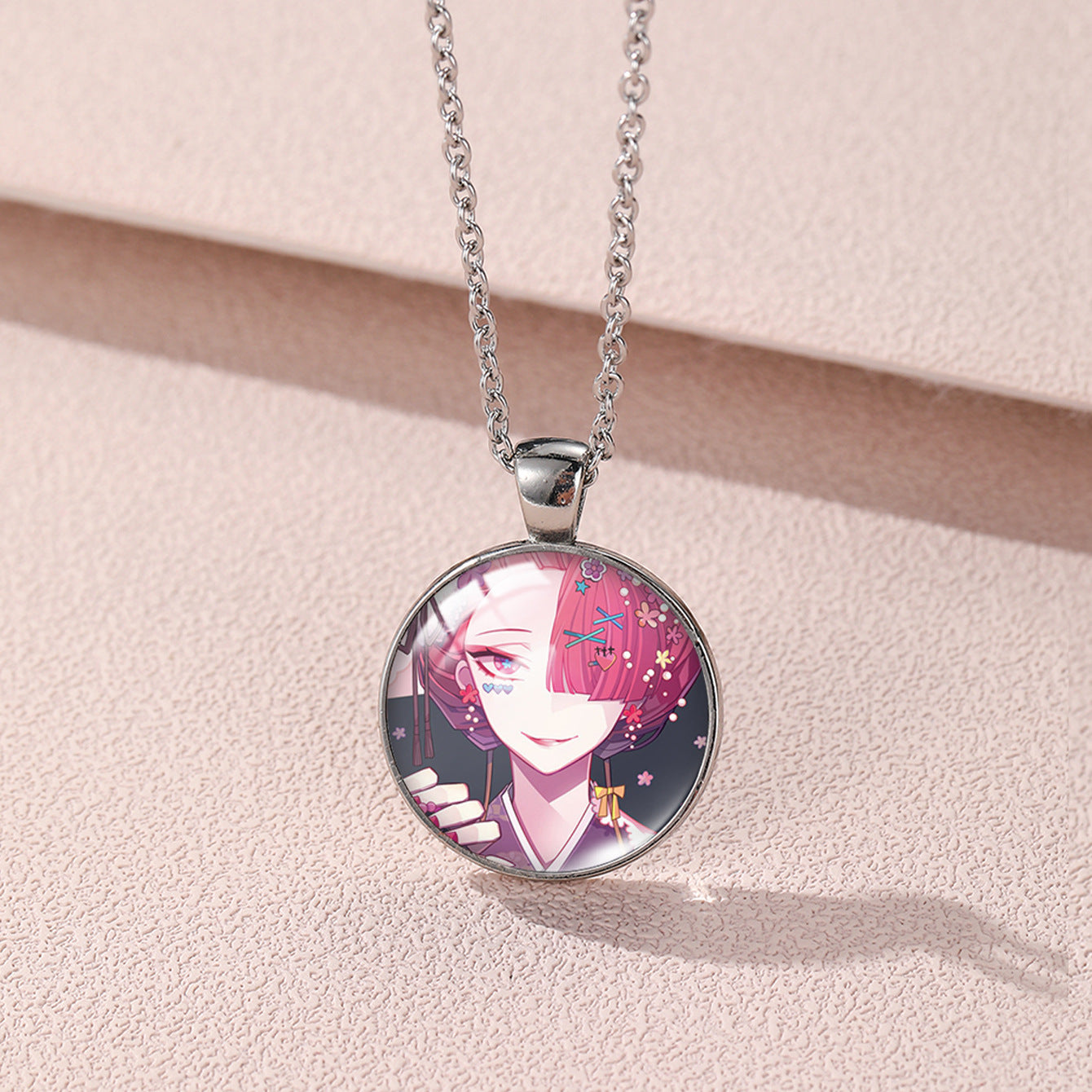 Anime Time Gem Necklace