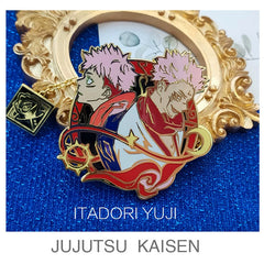 Exquisite Anime Metal Badge Pendant