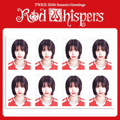 TWICE RED WHISPERS One Inch ID Photo