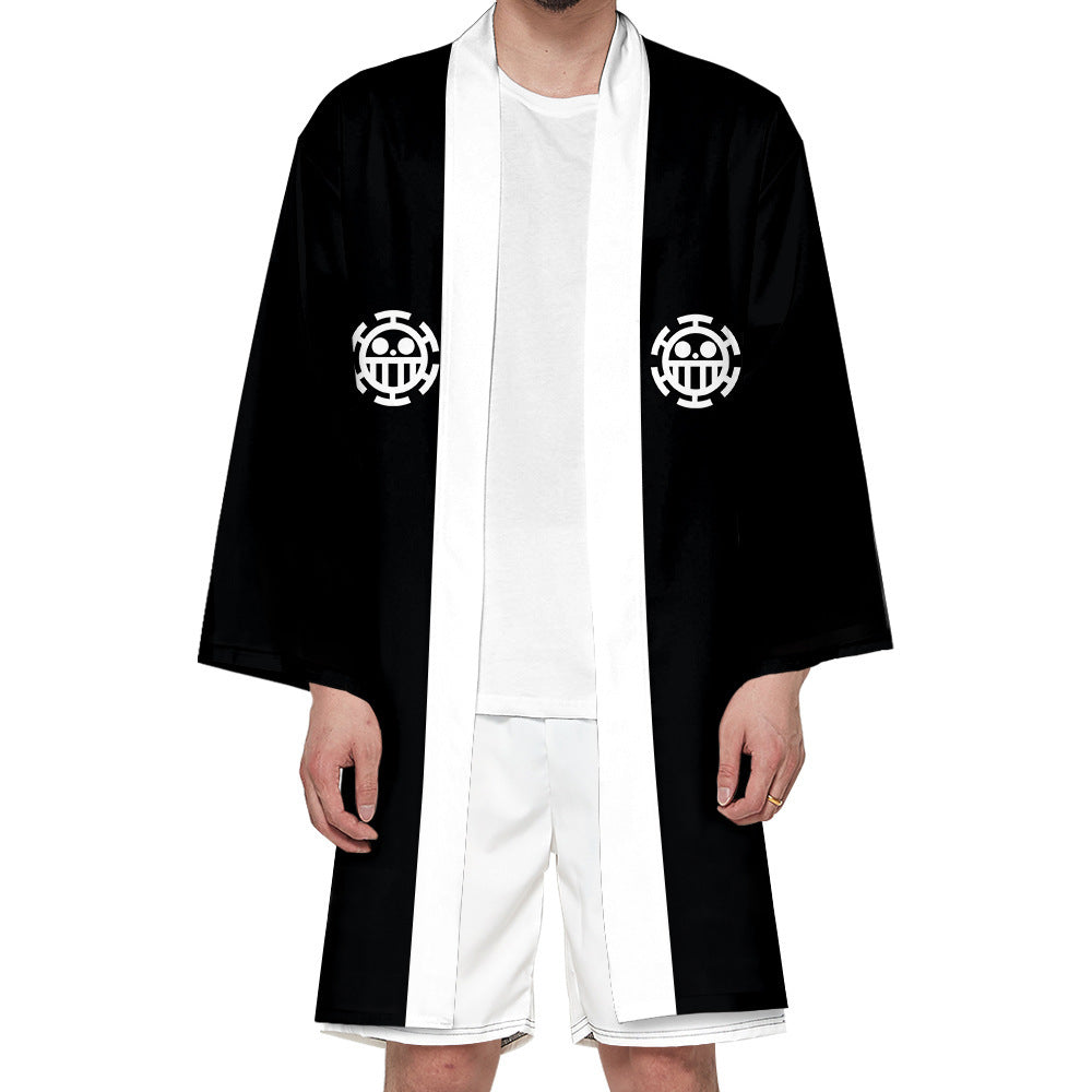 Trendy Unisex Anime Kimono Long Cloak