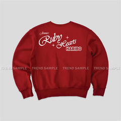 JENNIE RUBY Round Neck Cotton Sweatshirt