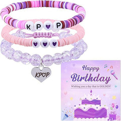 Kpop Letter Pendant Friendship Bracelet