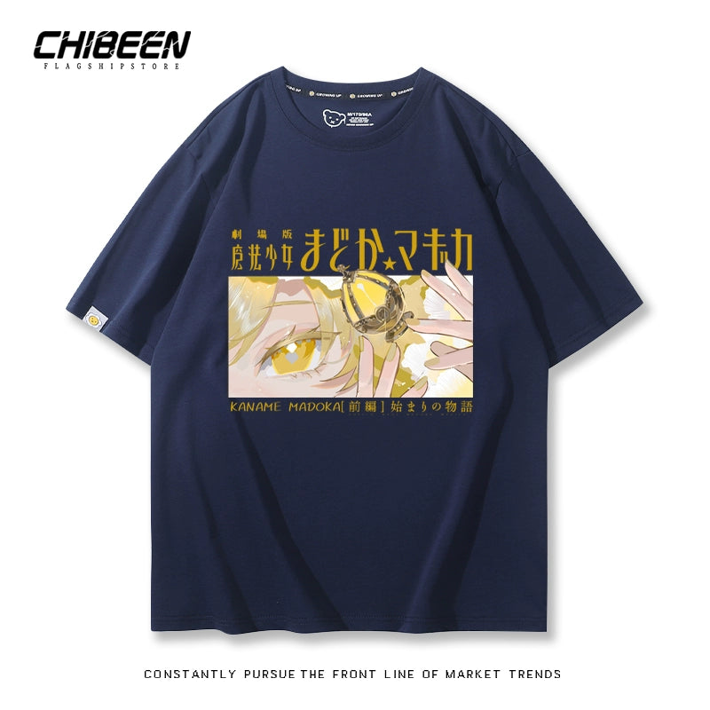 Casual Anime Short-sleeved Cotton Tee