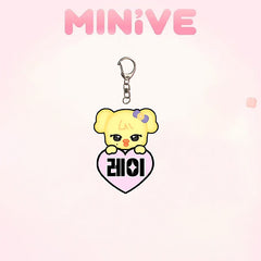 "MINIVE" Cartoon Acrylic Keychain