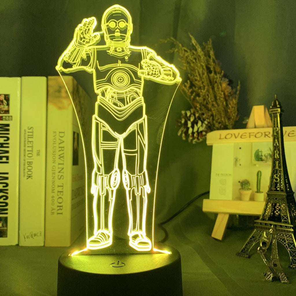 Colorful Comic 3D Night Light