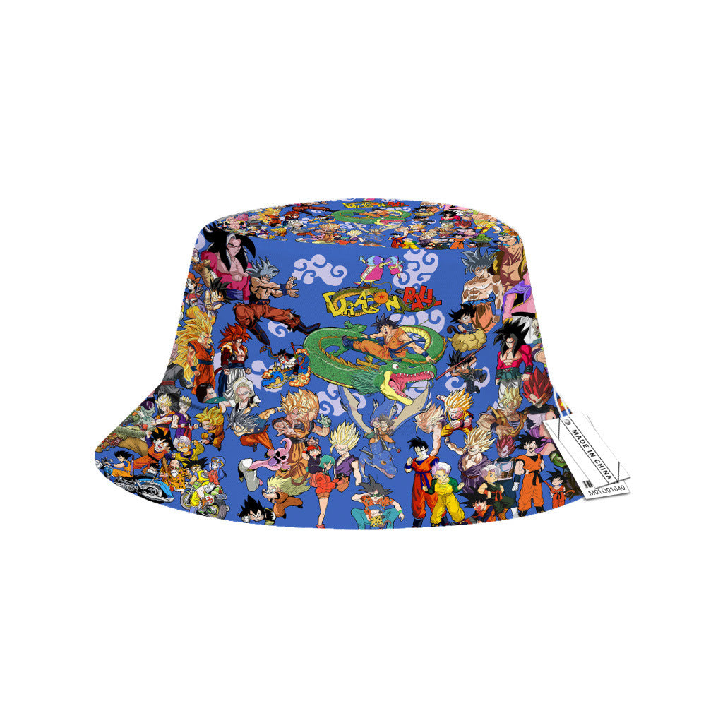 Cool Anime 3d Print Bucket Hat