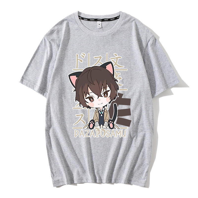 Casual Anime Graphic Short Sleeve T-Shirt