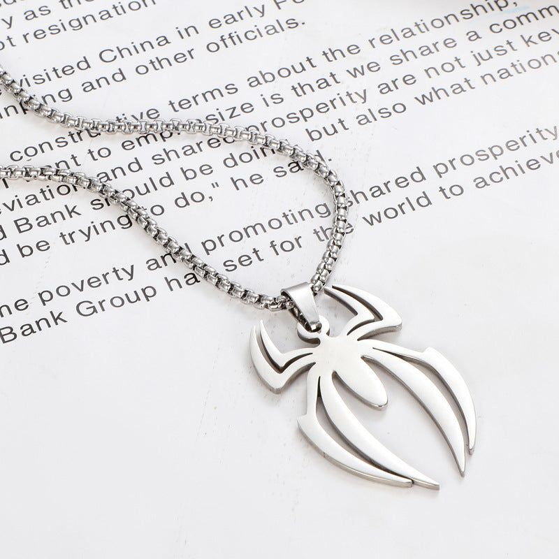 Chic Spider Stainless Steel Necklace