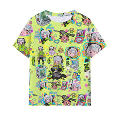 Game Digital Print Short-sleeved T-shirt