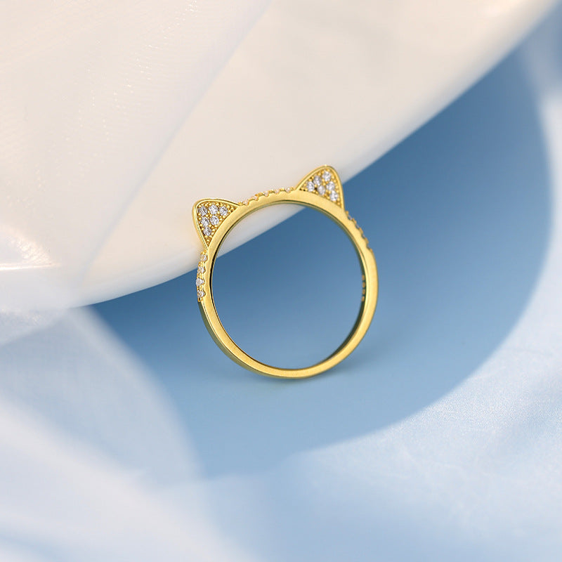 Cute Cat Versatile Kitten Ring