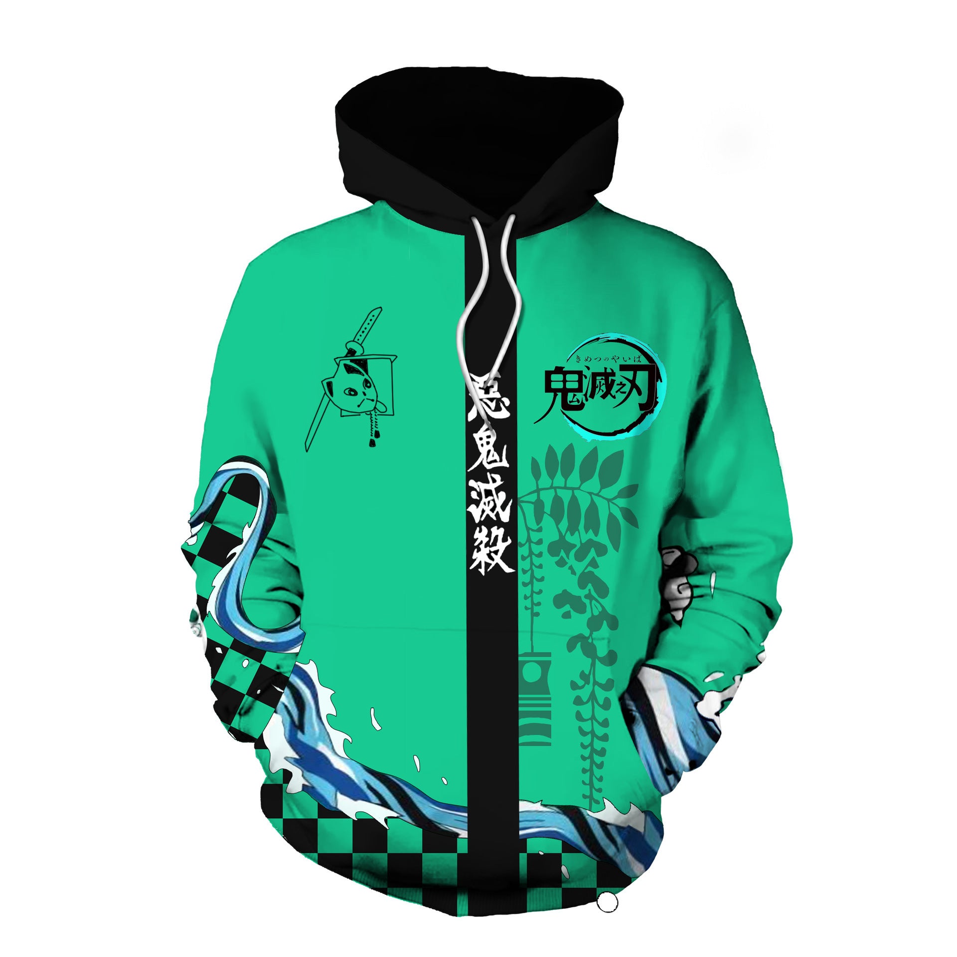 Unisex Anime Digital Print Sports Hoodie