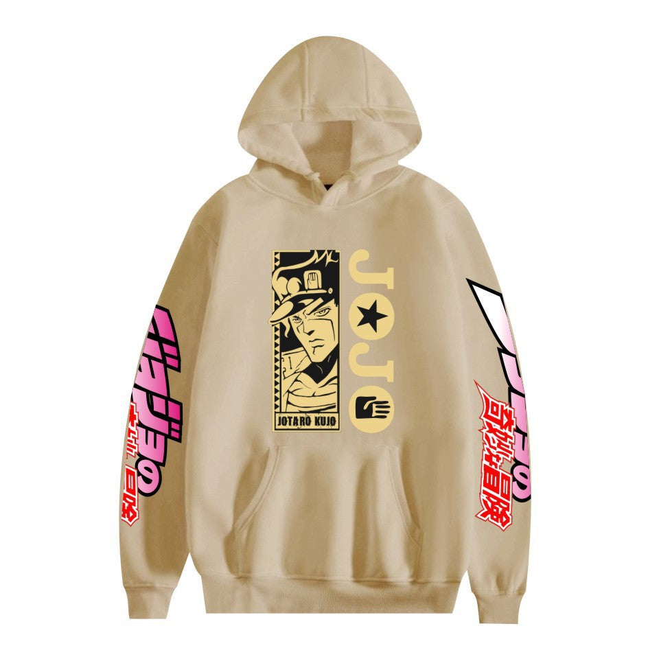 Unisex JOJO Anime Printed Pullover Hoodie