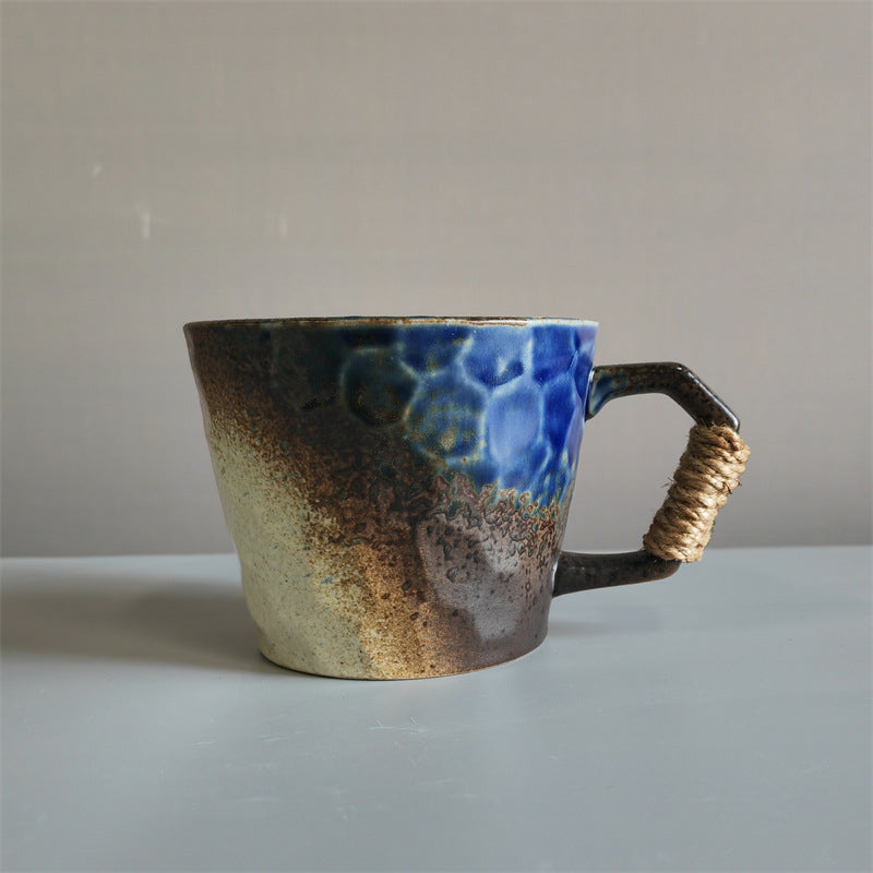 Retro Ceramic Irregular Pottery Mug