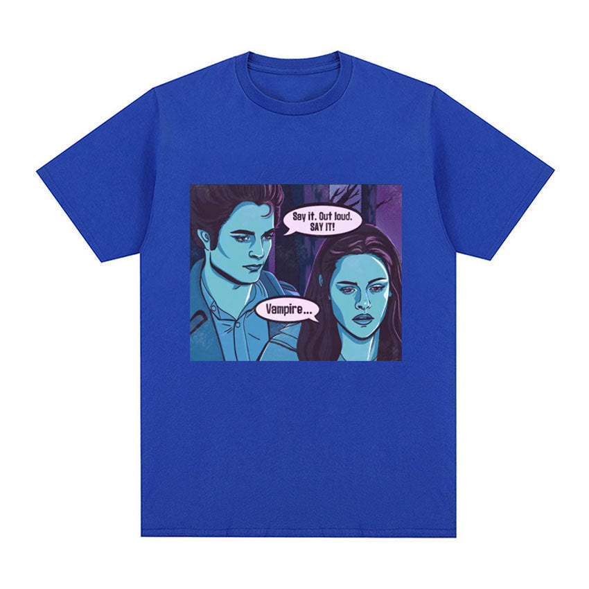 Vintage Vampire Comic Graphic T-Shirt