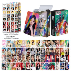 124pcs TUNNEL VISION Laser Photocard Sticker