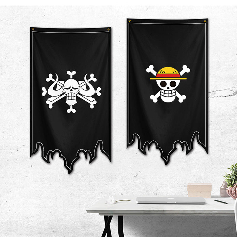 Cool Anime Print Decorative Flag