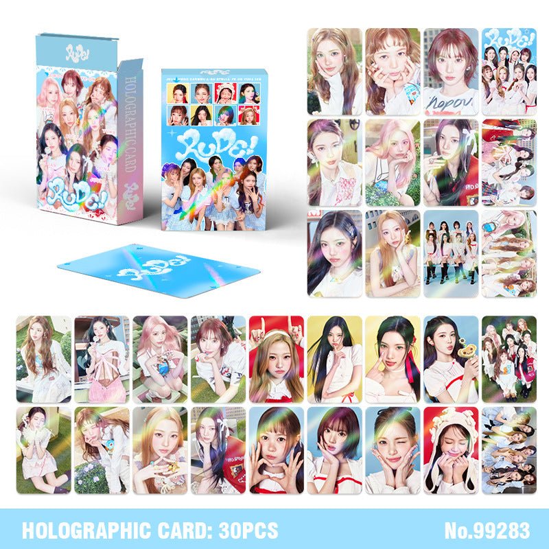 30PCS H2H Album RUDE Flash Photocard