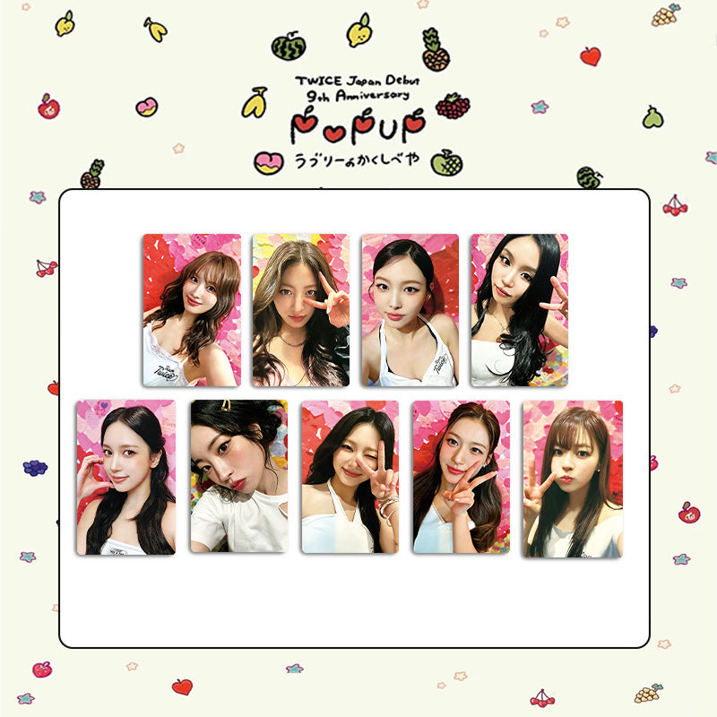 TWICE 9th Anniversary Photocard Set