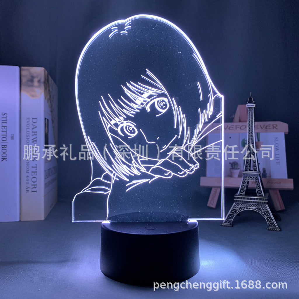Colorful Anime Acrylic 3d Night Light