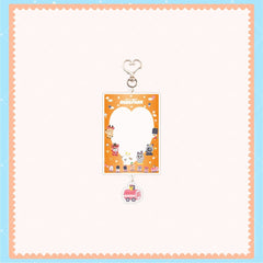 Cartoon KPOP PhotoCard Frame Keychain Pendant