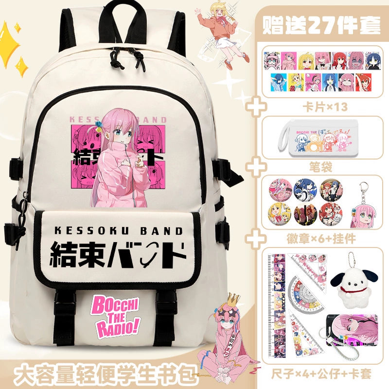Large Capacity Waterproof Anime Backpack