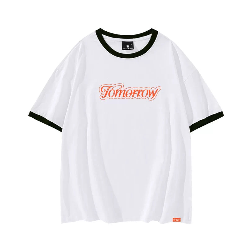 TXT Album TOMORROW Printed Short-sleeved T-shirt