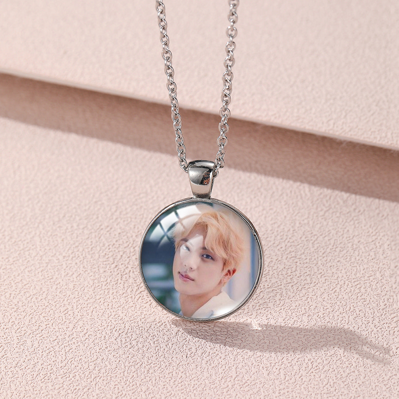 Trendy BTS Round Necklace