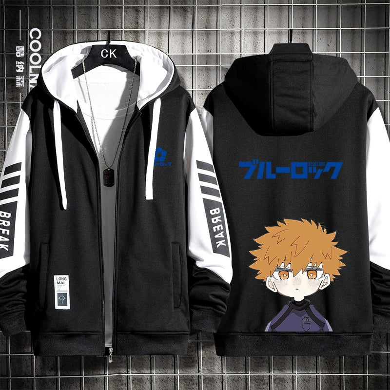 Cool Anime Printed Cardigan Thin Hoodie