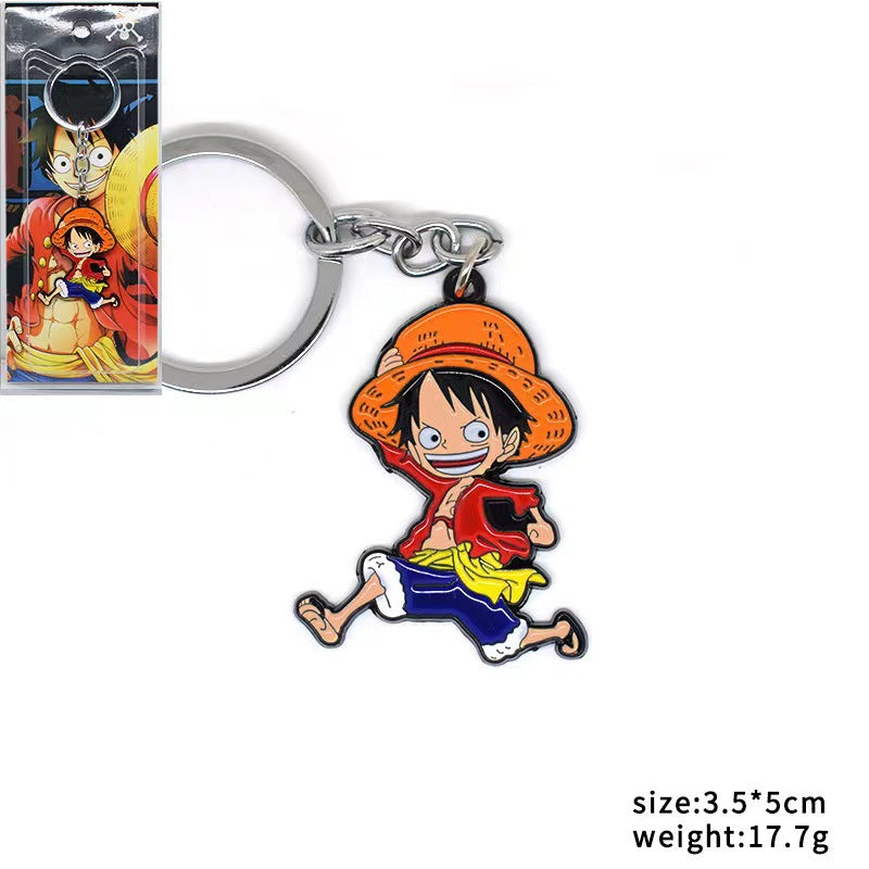 Cute Luffy Necklace Keychain Pendant