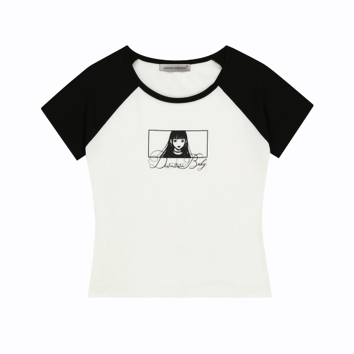 Carmen Color Block Short-sleeved T-shirt Slim-fit Top