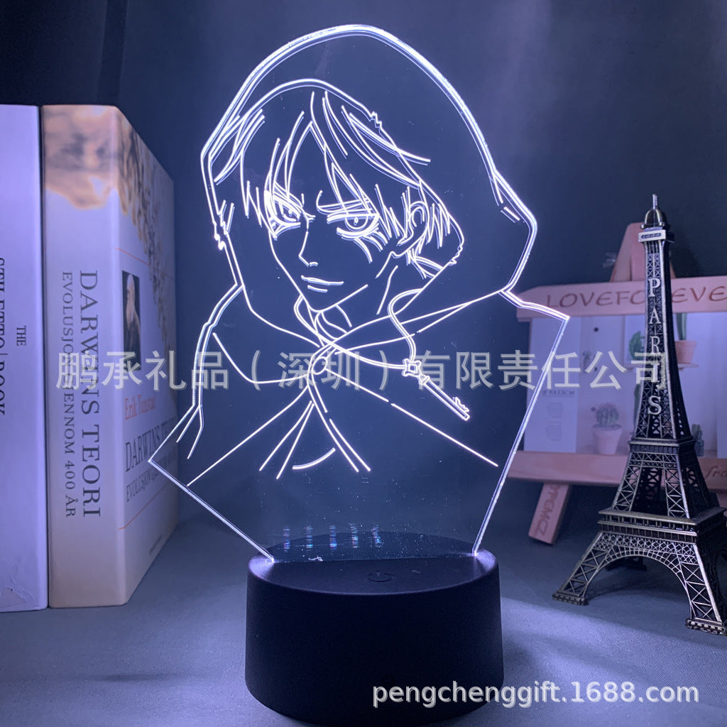 Colorful Anime Acrylic 3d Night Light