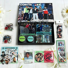 CORTIS GREENGREEN PC Sticker Keyring Gift Box