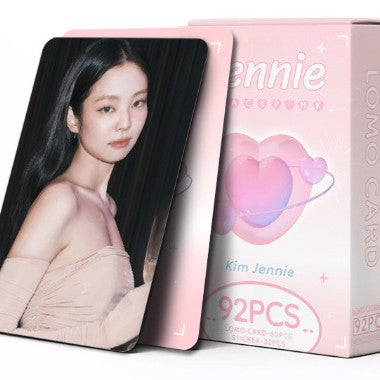 92 Kpop Jisoo Jennie LOMO Cards
