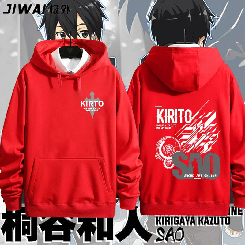 Unisex Anime Pattern Print Cos Hoodie