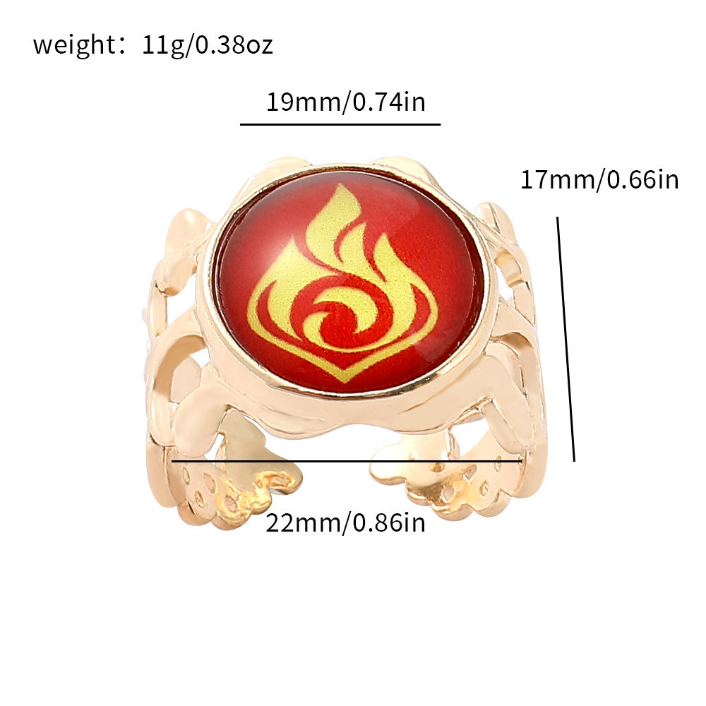 Seven Elements Game Luminous Ring