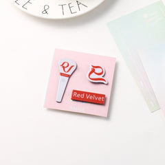 RV Logo Lightstick Acrylic Brooch Set
