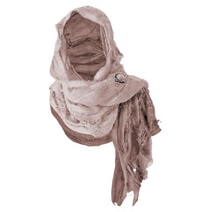 Vintage Medieval Knight Hooded Shawl