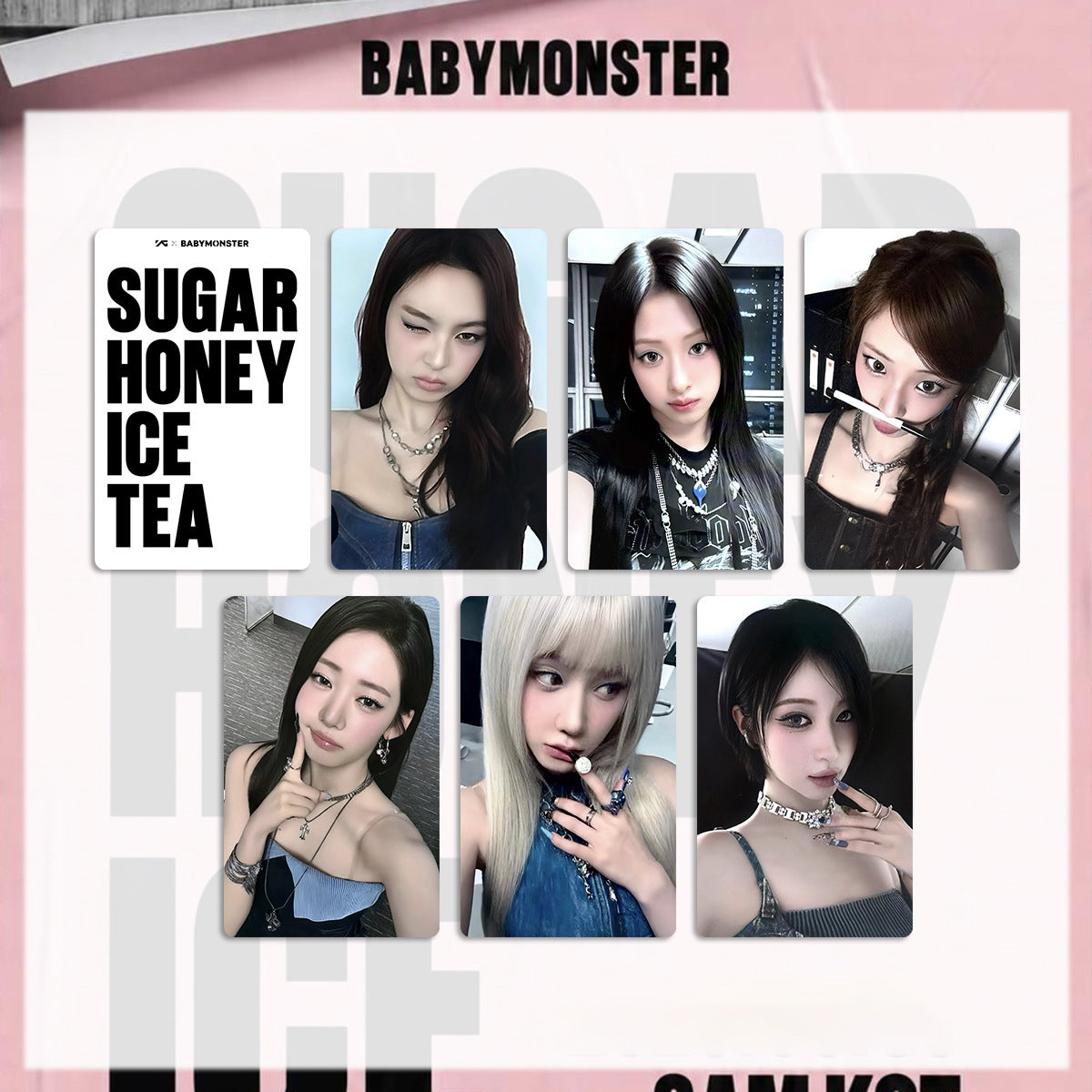 BM SUGAR HONEY ICE TEA Photocard Special Edition