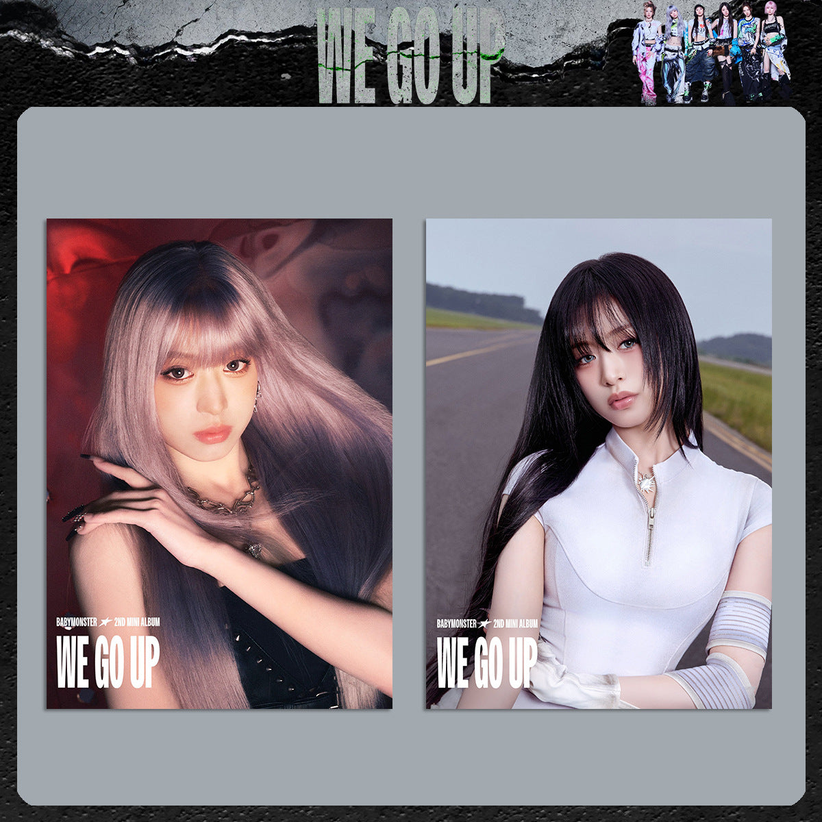 KPOP WE GO UP Album Poster Stickers