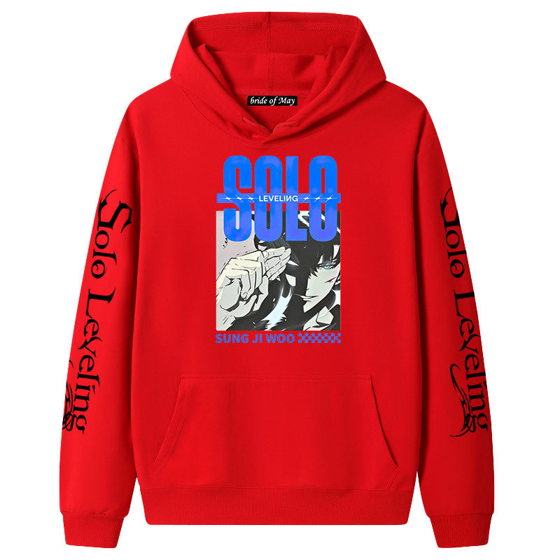 Unisex Manga Pattern Loose Hoodie