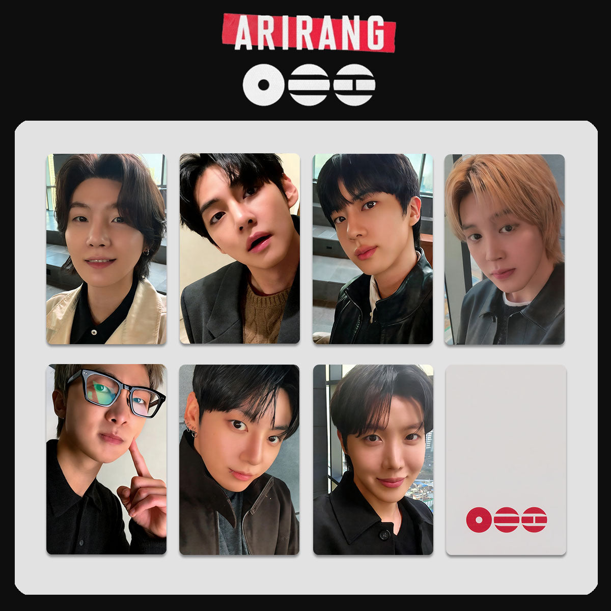 BTS ARIRANG Album Photocard Set
