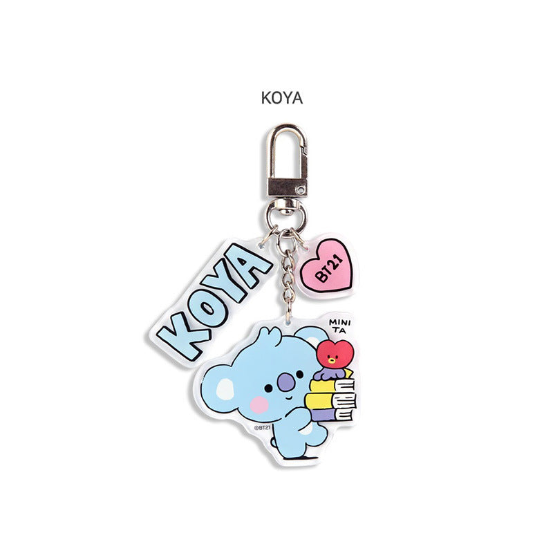 KPOP Acrylic Double-sided Transparent Keychain