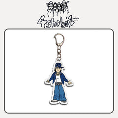 "SHOT CALLERS" Cartoon Keychain Acrylic Pendant