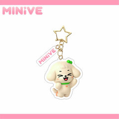 Korean Girl Group Cartoon Acrylic Keychain