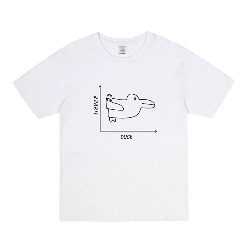 Robert Rabbit Duck Short-sleeved T-shirt