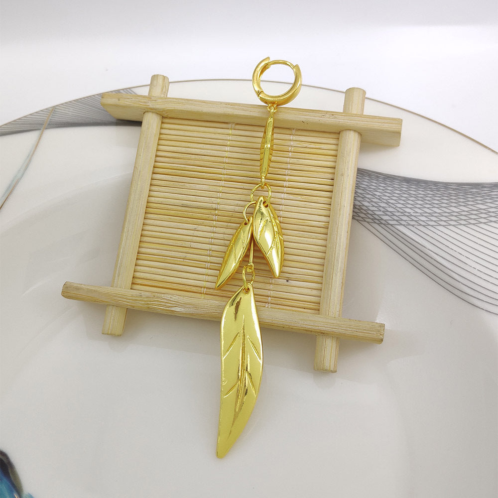 Chic Tighnari Cos Feather Earrings Jewelry