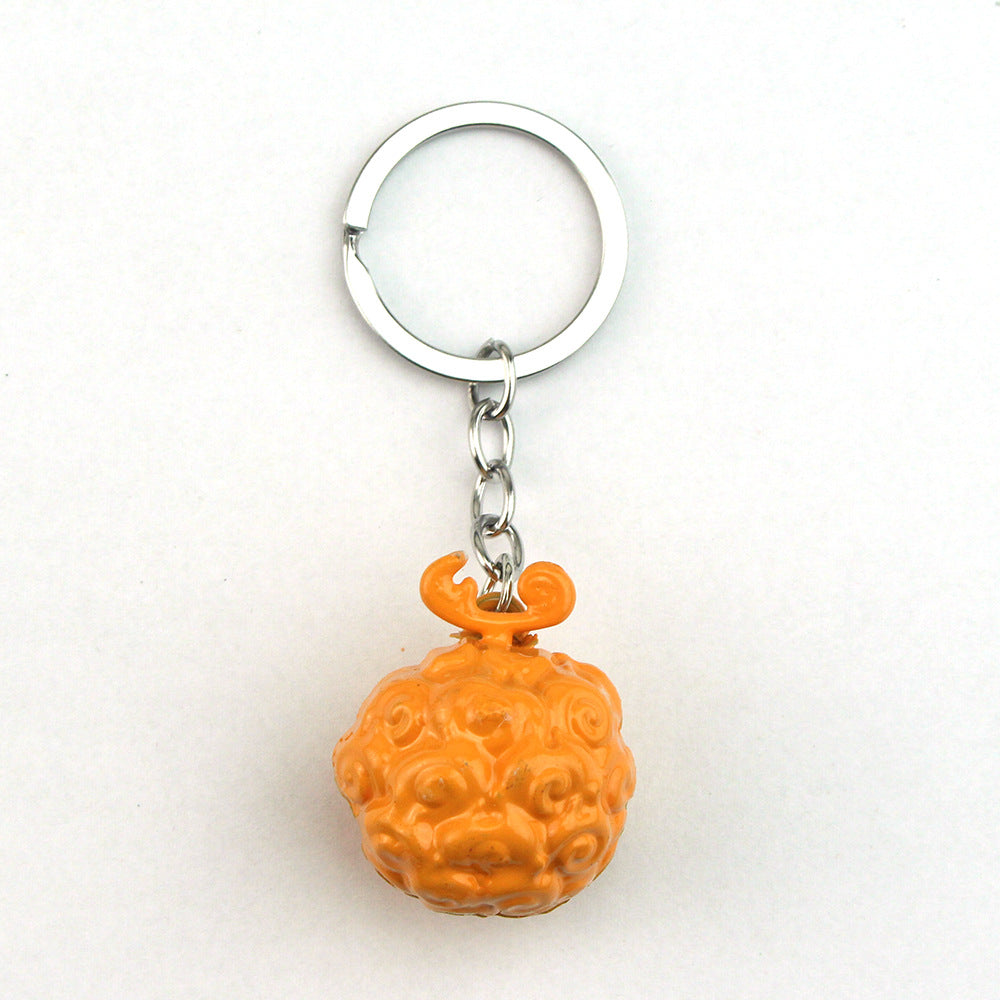 Luffy Devil Fruit Keychain Pendant