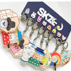 SKZ DOIT Series Acrylic Pendant Keyring Set