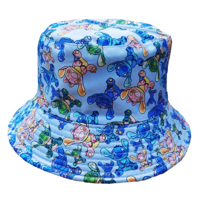 Casual Anime Printed Bucket Hat